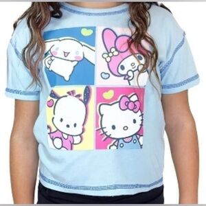 Hello Kitty and friends girls Blue T-Shirt size XS
